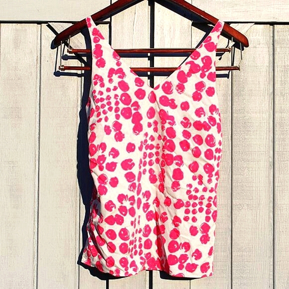 Banana Republic Xs Polka Dot Tank Top